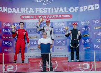 Farrel Rafellyno Antarkan Toyota Gazoo Racing indonesia Raih Podium Farrel Rafellyno pembalap muda Toyota Gazoo Racing Indonesia