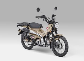 Honda CT125 Tampil Segar dengan Warna Baru Matte Fresco Brown