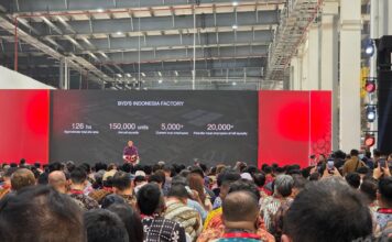BYD Resmi Operasikan Pabrik di Subang, Sanggup Produksi 150 Ribu Unit per Tahun pabrik byd subang