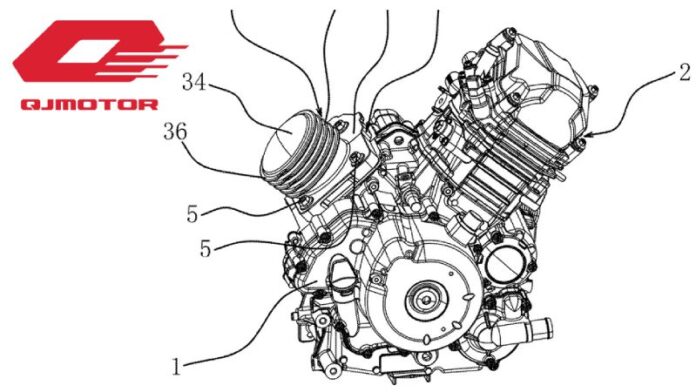 Teknologi QJMotor V-Twin Single