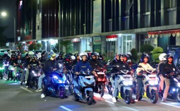 150 Bikers Ramaikan New Vario EVO 160 Night Ride di Tangerang Komunitas Vario Night Ride bareng Wahana Honda sambil jajal Vario Evo 160