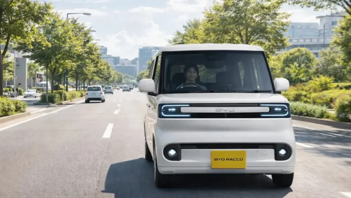 byd racco byd racco kei car listrik