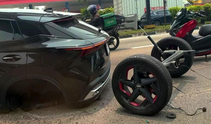 chery omoda 5 as belakang lepas