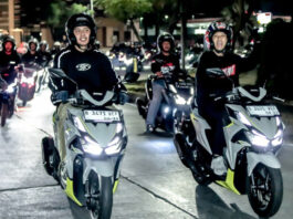 Vario Evo Night Ride Tangerang Perkuat Dua Hal Ini Wahana Honda gelar Vario Evo Night Ride