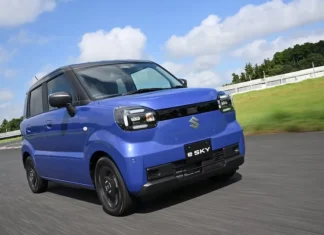Suzuki e-Sky Meluncur, Pakai Baterai BYD dan Jadi Mobil Listrik Termurah di Jepang suzuki e-sky kei car listrik